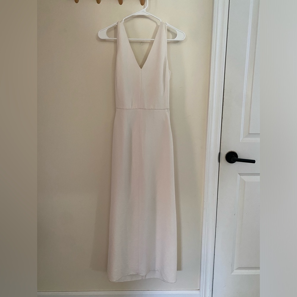Aritzia Wilfred Cream/White Maxi Dress